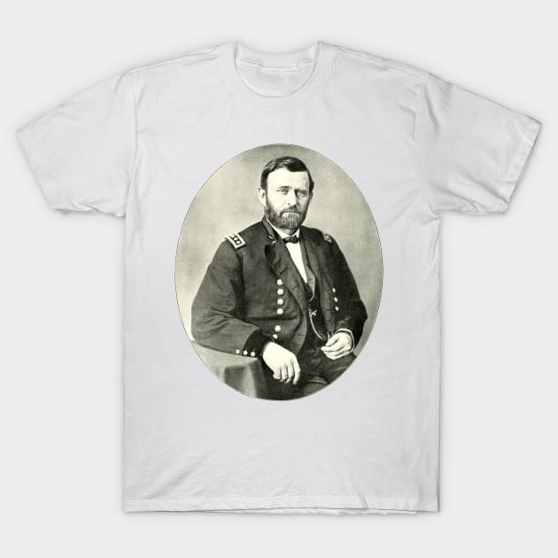 Union General Ulysses S Grant Photo Portrait T-Shirt by Naves